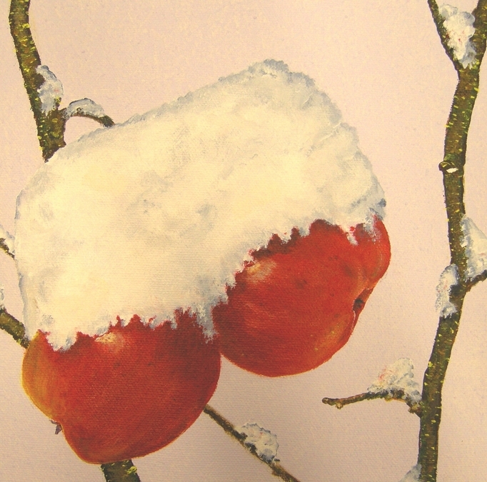 Snow on Apples